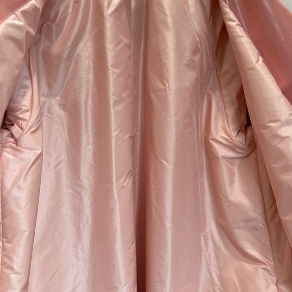 Oscar de la Renta pink Swing Rain Coat - Picture 3 of 7